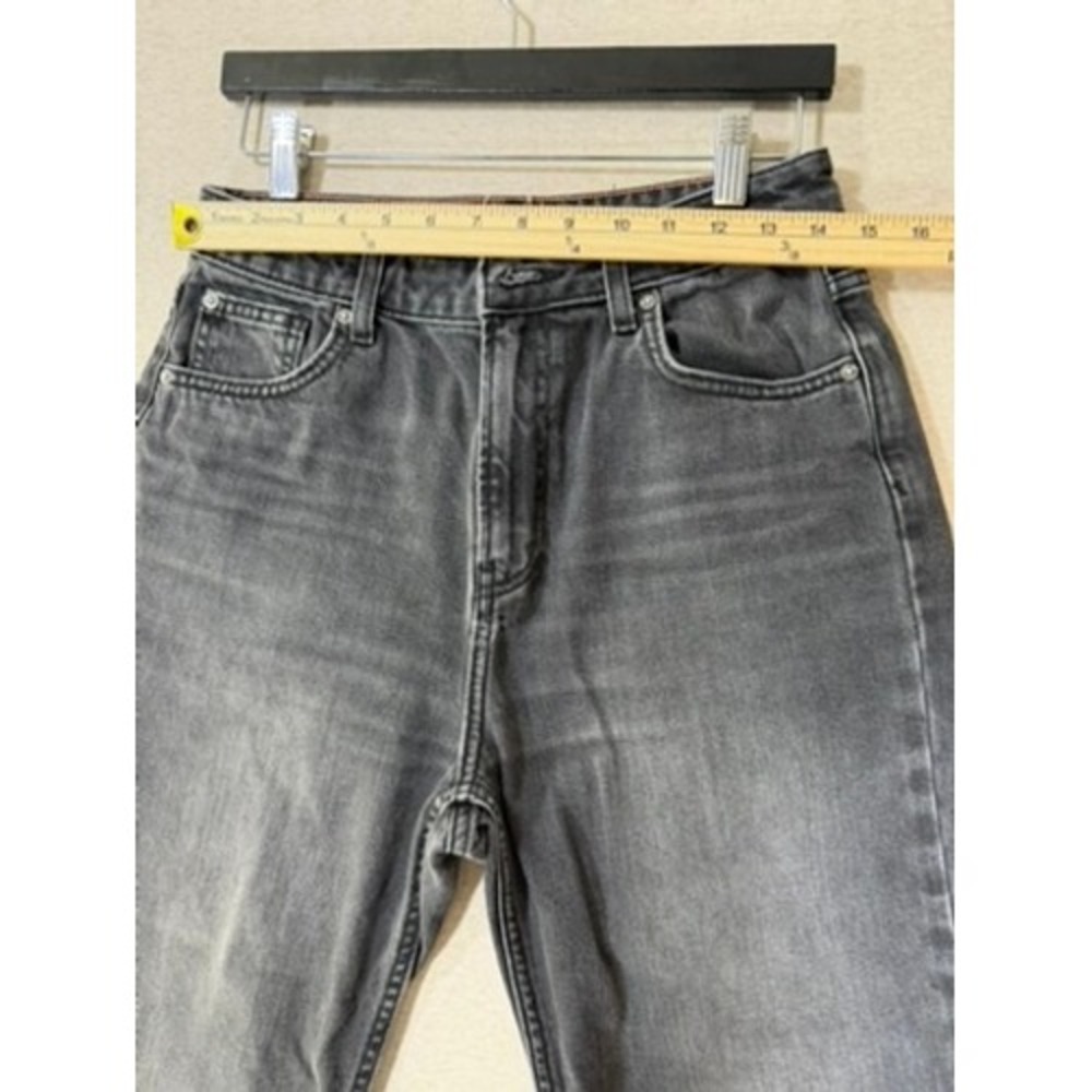 We The Free Pacifica High Rise Slim Straight Leg Jeans Women 28 Black Excellent - Picture 3 of 8